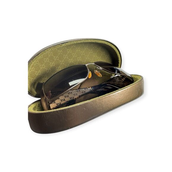 Gucci Sunglasses GG 2832/S Brown Monogram Frame Vintage w/ Case main image 4